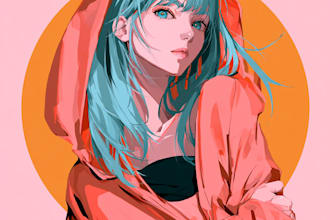 draw you into one piece anime character