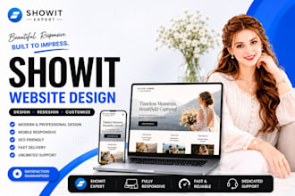 design, redesign, customize, and optimize your showit website with SEO