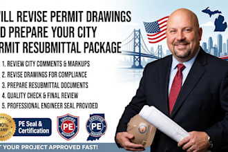 revise permit drawings and prepare your city permit resubmittal package