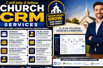 setup planning center charitytracker bitrix24 realm churchtrac churchstaq aplos