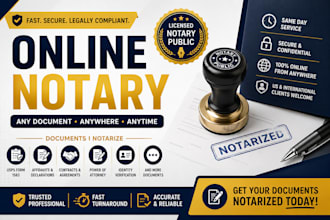 notarize usps form 1583 online same day notary public legal document poa