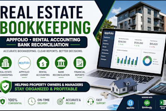do appfolio real estate bookkeeping, rental accounting and bank reconciliation