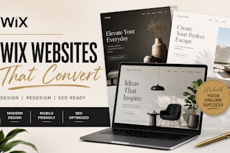 create wix website design and redesign wix booking wix website development