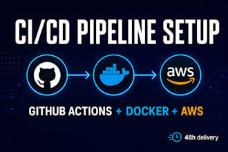 set up cicd pipeline with github actions for your project