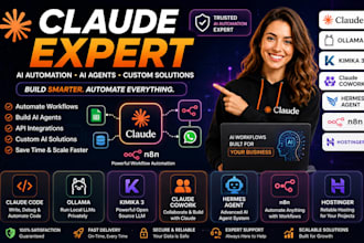 claude code ollama kimika 3 claude cowork website api hermes agent n8n hostinger