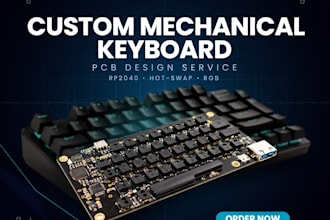 design custom mechanical keyboard pcb, qmk firmware and 3d enclosure