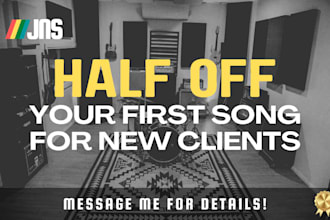 produce, mix, and master a custom song