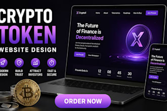 create crypto website, crypto token website, meme coin website
