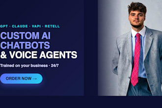 build a custom ai chatbot or ai voice agent for your business