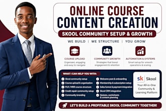 skool community setup skool community skool credit repair skool course creation