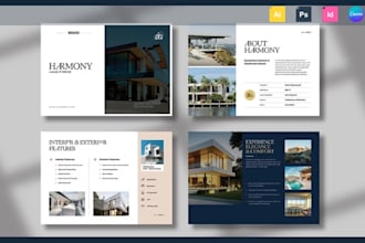 design home residential millwork architect interior brochure, catalog, lookbook