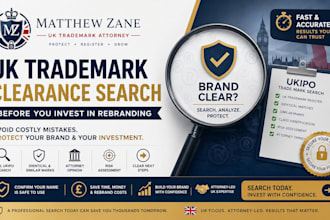 conduct an urgent UK trademark clearance search before you invest in rebranding