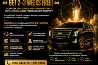be your professional limousine dispatcher and reservation agent