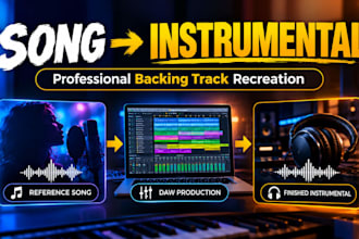 recreate your song into a professional instrumental with suno ai