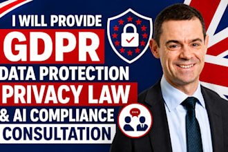 provide gdpr data protection privacy law and ai compliance consultation