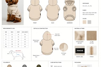 create dog hoodie jacket, dog raincoat, pet clothing tech packs, pet apparel,