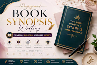 write a professional book synopsis for authors