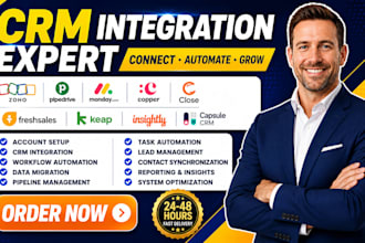 integrate zoho pipedrive monday copper close freshsales keap insightly capsule
