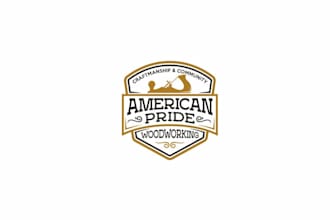 design woodworking craftsmanship community logo