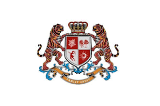 design family coat of arms logo
