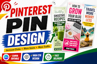 design high converting pinterest pins in canva