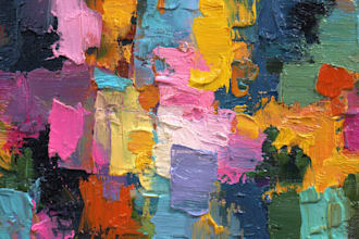 draw abstract painting art or color abstract art