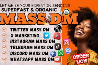 do instagram mass dm, telegram mass dm, twitter x daily outreach, cold outreach