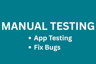 do QA manual usability testing and QA review tester for website testing