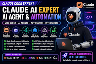 claude code expert, claude expert ai agent, vibe coder expert claude, automation