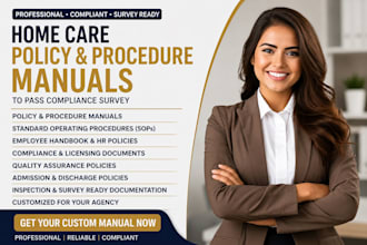 create a customized home care policy and procedure manual