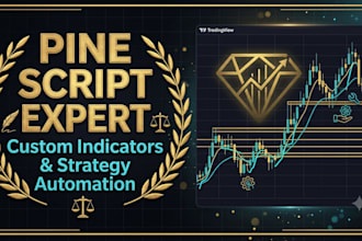 code custom pine script, modify indicators, or setup tradingview webhooks