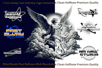 professionally halftone your artwork for dtf printing