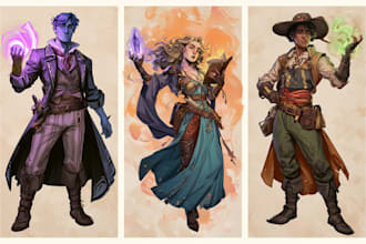 design fantasy rpg characters for dnd and pathfinder