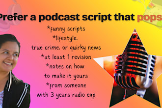 write your podcast script