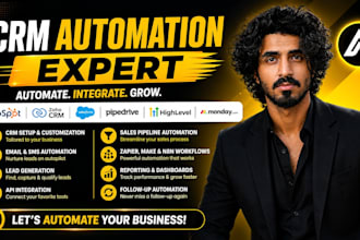setup CRM automation with hubspot, apollo, zapier