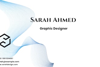 design a professional modern business card