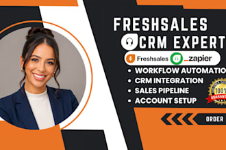 setup freshsales CRM workflow automation sales pipeline and CRM integration