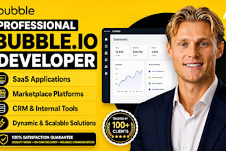 develop bubble io website bubble app bubble mvp bubble saas as bubble developer