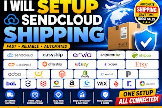 setup sendcloud shipping easyship envia shipstation shippo clickpost aftership