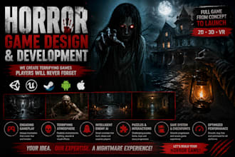do immersive horror game design and development