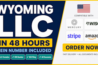 register your US llc with ein in 48 hours in wyoming state