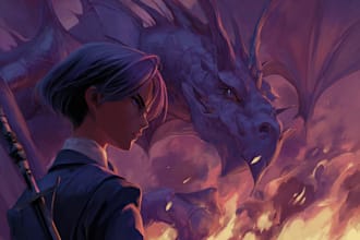draw beautiful anime art illustration commission