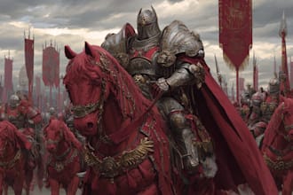 draw a powerful sci fi warrior character with detailed armor and weapons