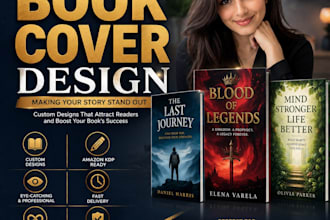 design book cover, ebook cover and kindle cover design