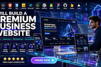 create a professional business website or portfolio website