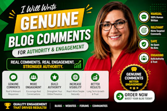 write genuine blog comments for authority and engagement