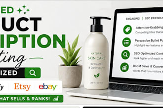 product description writer for all online
