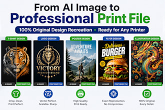 illustrate your ai design for print