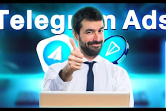 setup telegram ads, fix all ads issues, grow telegram