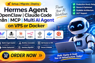 setup hermes agent migrate openclaw claude code n8n mcp multi ai agent on vps